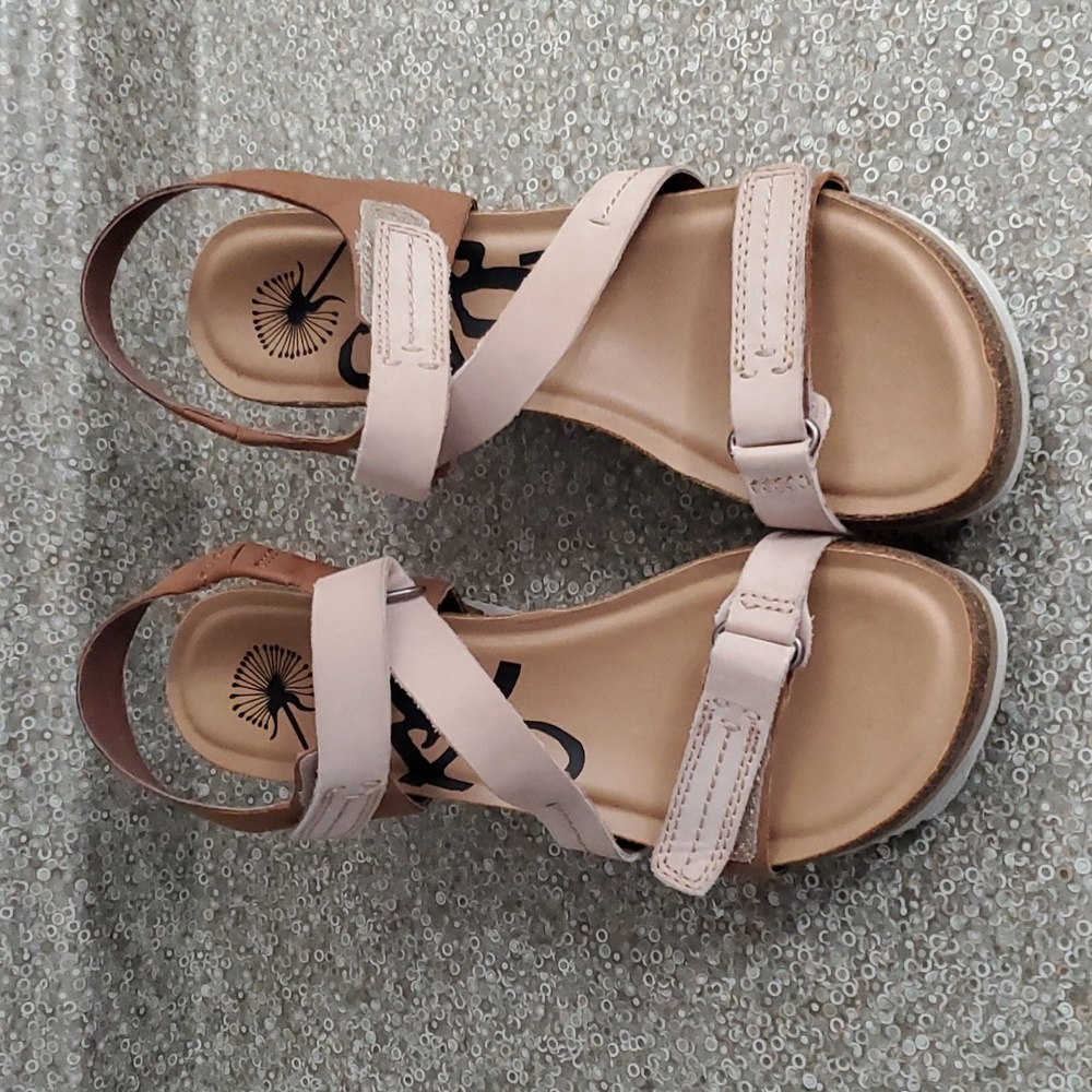 OTBT Wedge Sandals Size 8 EUC Wavy